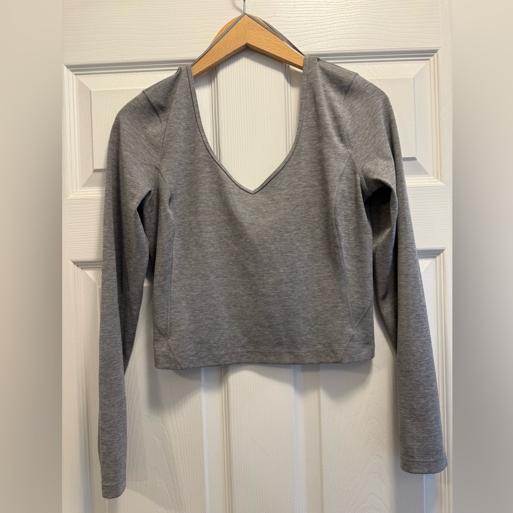Lululemon Align Long Sleeve Top Women’s Size 8 Grey New Without Tags